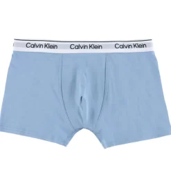Undertøj-Calvin Klein Boxershorts - 2-pak - Faded Denim/Bold Blue