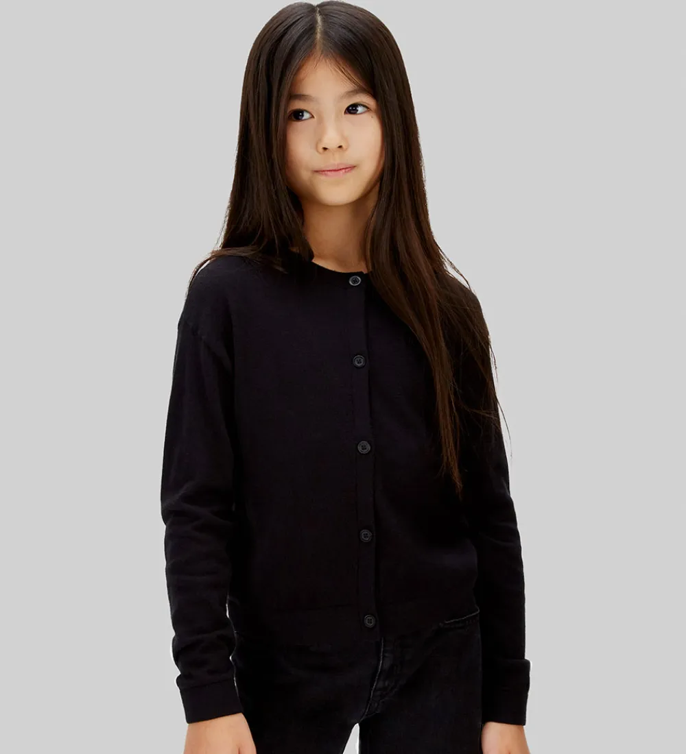 Cardigans-Calvin Klein Cardigan - Strik - CK Black