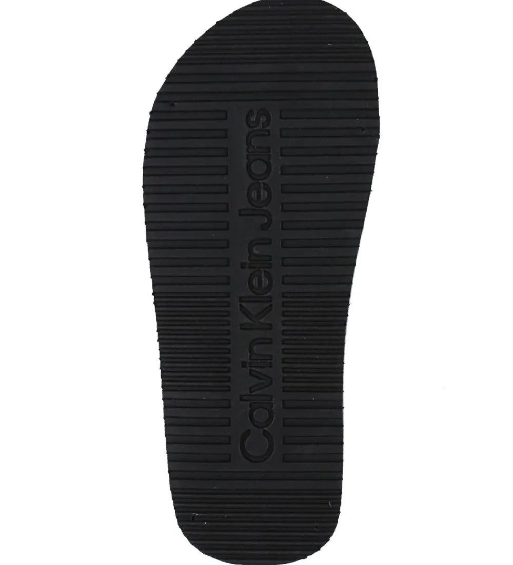 Calvin Klein Klipklappere*Klipklapper - Logo Print - Sort