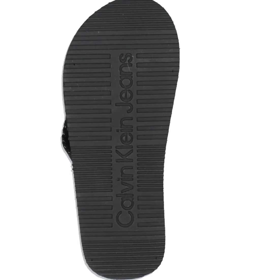 Calvin Klein Klipklappere*Klipklapper - Sort m. Hvid