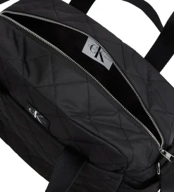 Calvin Klein Pusletid|Pusletasker*Pusletaske - Quiltet - Ck Black