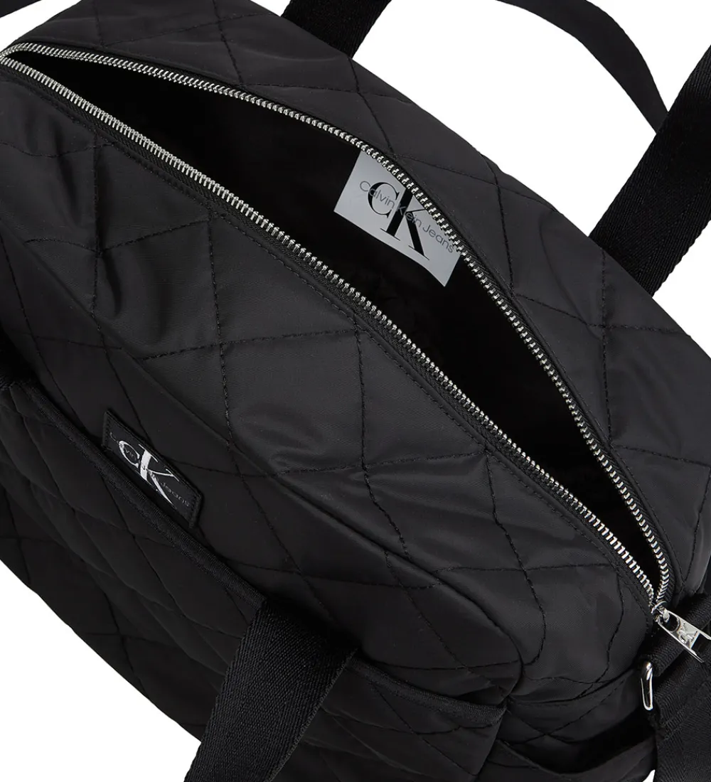Calvin Klein Pusletid|Pusletasker*Pusletaske - Quiltet - Ck Black