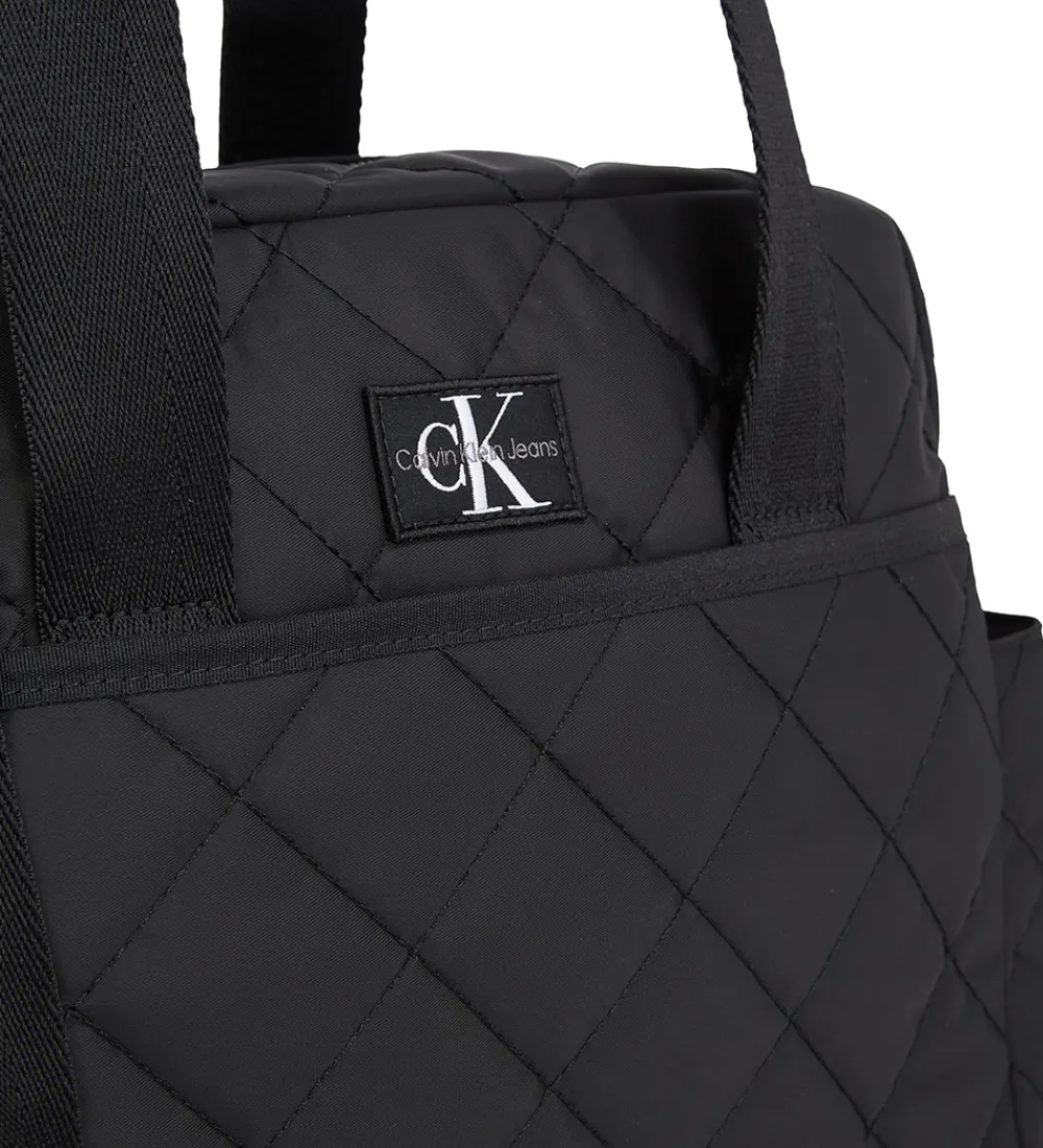 Calvin Klein Pusletid|Pusletasker*Pusletaske - Quiltet - Ck Black