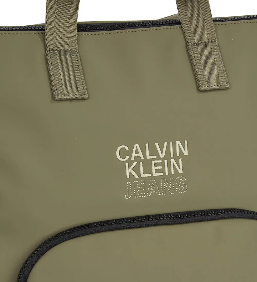 Calvin Klein Pusletid|Pusletasker*Pusletaske - Rubber Diaper BP - Dusty Olive