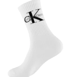 Calvin Klein Strømper|Basis*Strømper - 4-pak - Sort/Hvid m. Logo