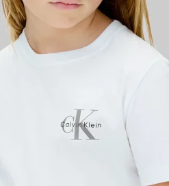 T-Shirts-Calvin Klein T-shirt - Monologo - Bright White