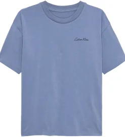 Calvin Klein T-Shirts*T-shirt - Polaroid - Satin Blue