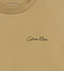 T-Shirts-Calvin Klein T-shirt - Polaroid - Sandy Beige