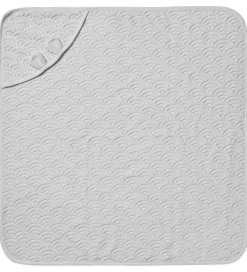 Cam Cam Babyhåndklæde- Og Poncho*Babyhåndklæde - 80x80 cm - Classic Grey m. Ører