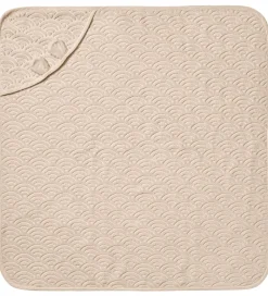 Babyhåndklæde- Og Poncho-Cam Cam Babyhåndklæde - 80x80 cm - Almond m. Ører