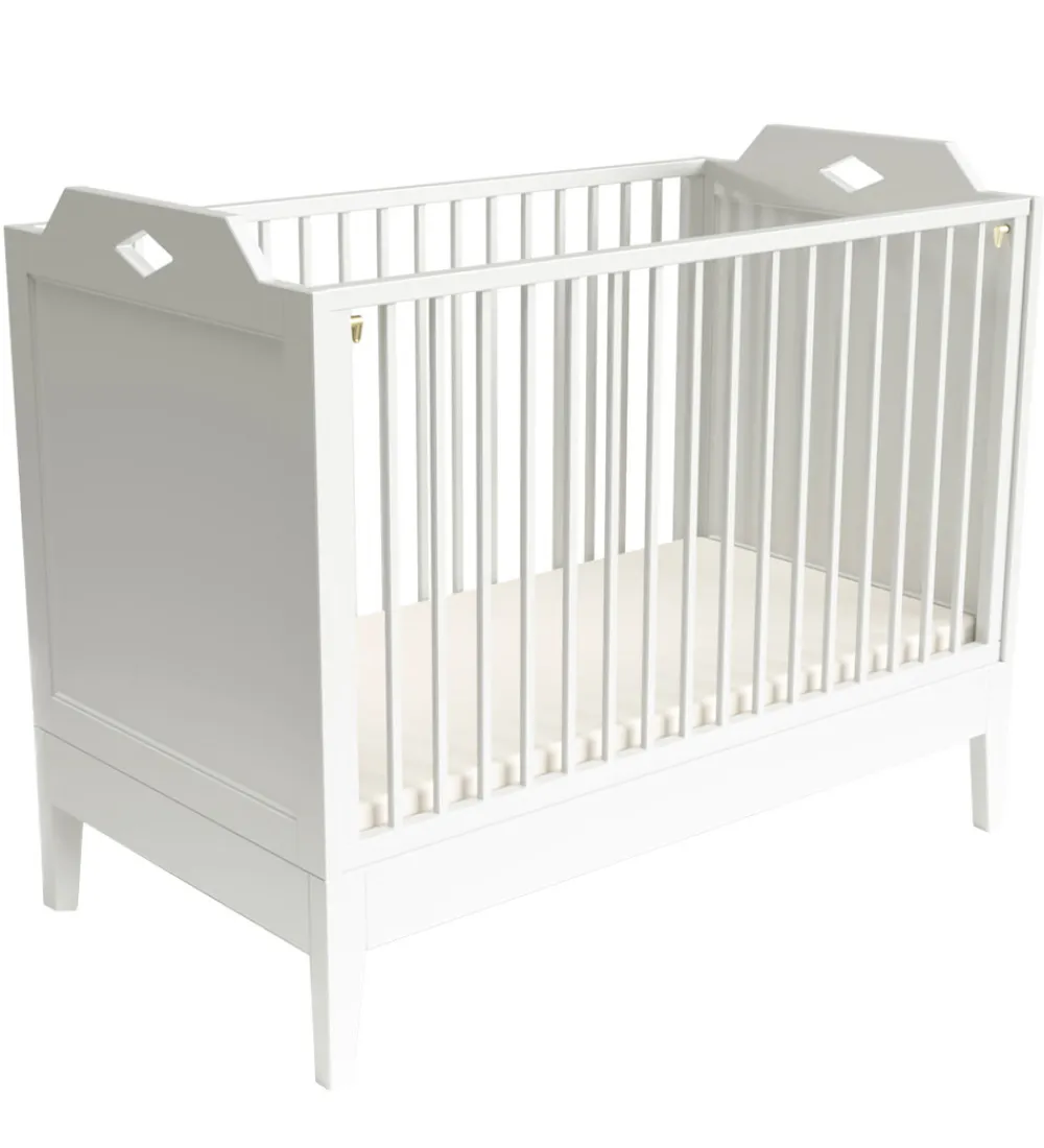Cam Cam Senge*Babyseng - Luca - 126x67,5x101,5 cm - Hvid