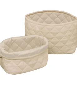 Cam Cam Kurve|Opbevaring*Opbevaringskurve - 2-pak - 22x15/24x17 cm - Praline