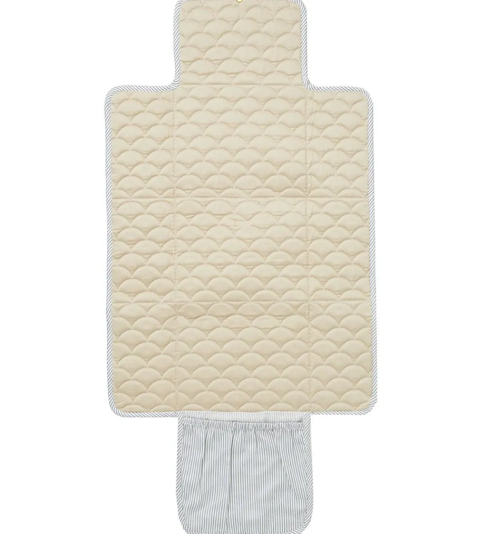 Pusleborde|Puslepuder Og -Underlag-Cam Cam Pusleunderlag - Quilted - 70x44 cm - Classic Stripes Blu
