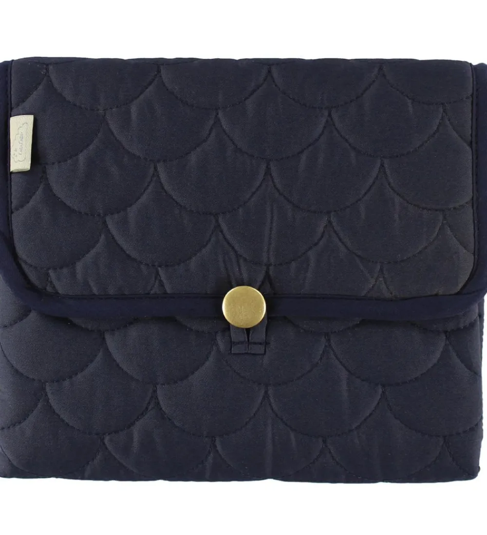 Pusleborde|Puslepuder Og -Underlag-Cam Cam Pusleunderlag - Quilted - 70x44 cm - Navy