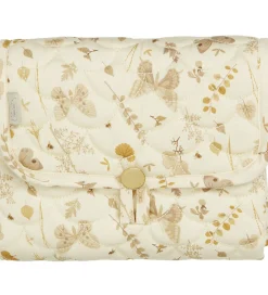 Cam Cam Pusleborde|Puslepuder Og -Underlag*Pusleunderlag - 70x44 cm - Beige m. Blade/Som