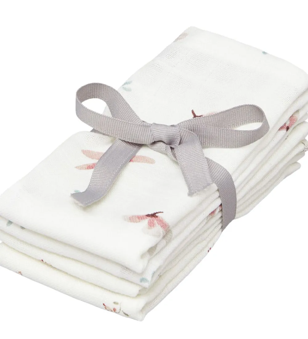 Vaskeklude-Cam Cam Vaskeklude - 4-pak - Mix Poppies - Windflower Creme