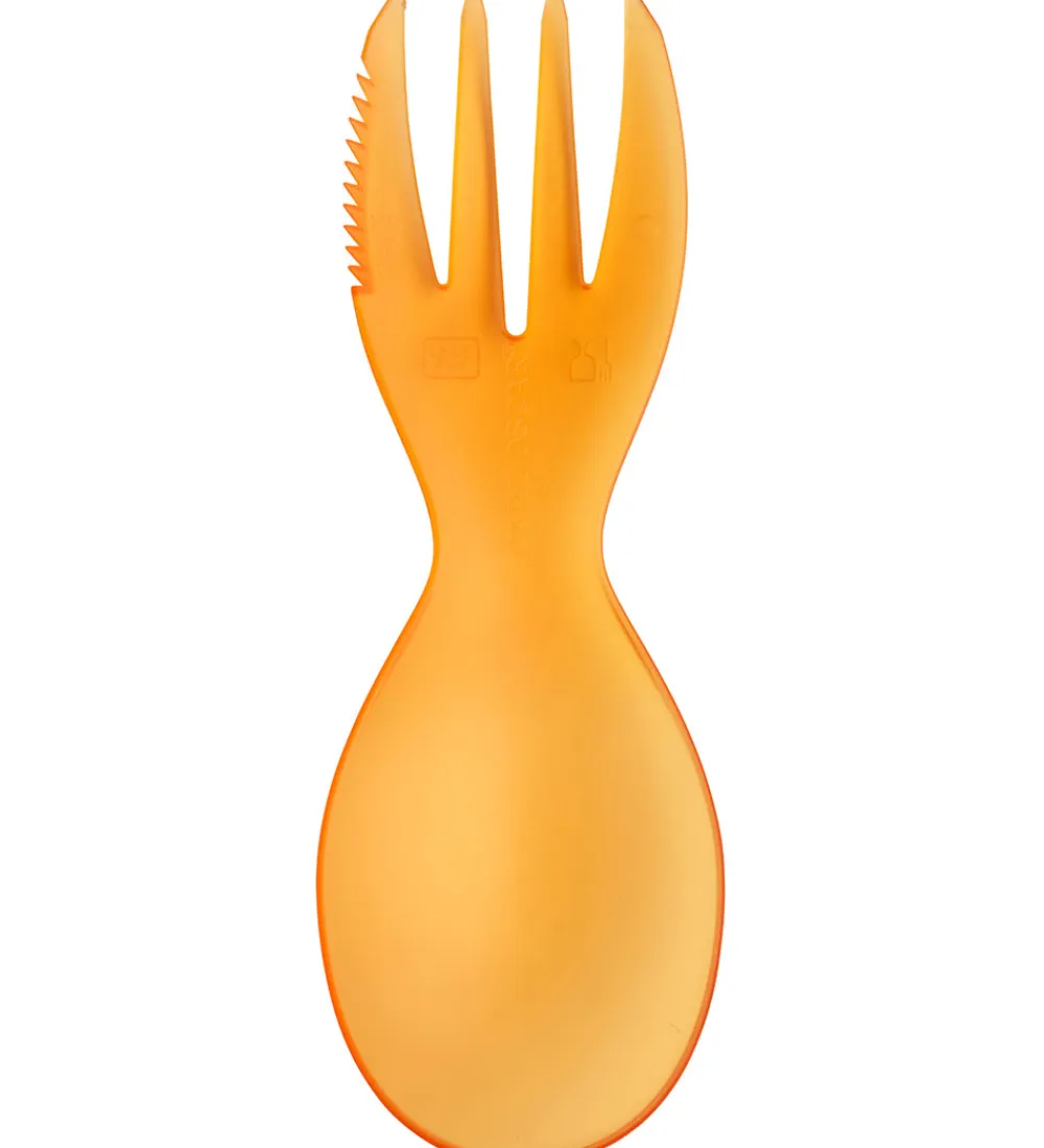 Carl Oscar Børnebestik*Bestik - CUTElery - Orange Transparent