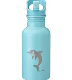 Carl Oscar Termoflasker*Drikkeflaske - Steelish - 500 ml - Blå m. Delfin