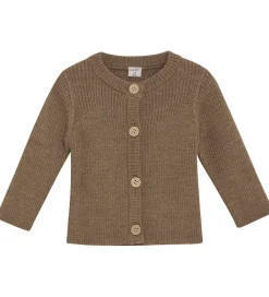 CeLaVi Striktrøjer*Cardigan - Uld - Cocoa Creme