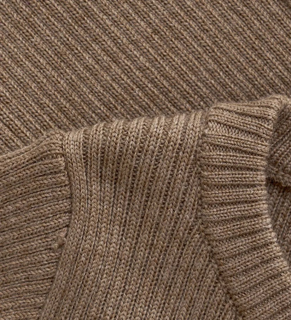 CeLaVi Striktrøjer*Cardigan - Uld - Cocoa Creme