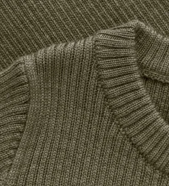 CeLaVi Striktrøjer*Cardigan - Uld - Dusky Green