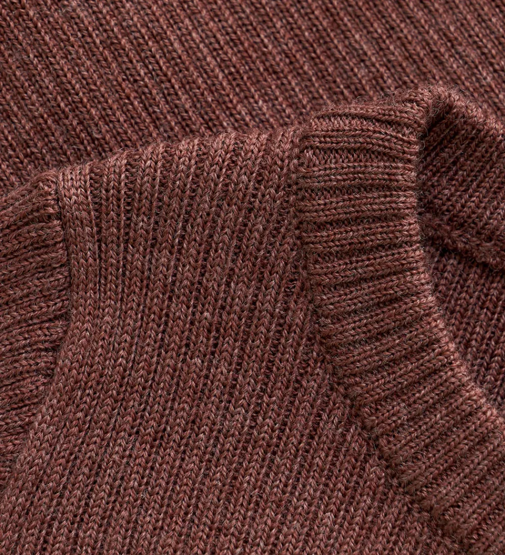 CeLaVi Striktrøjer*Cardigan - Uld - Marron