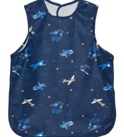 Forklæder-CeLaVi Forklæde - PU - Pageant Blue m. Helikoptere
