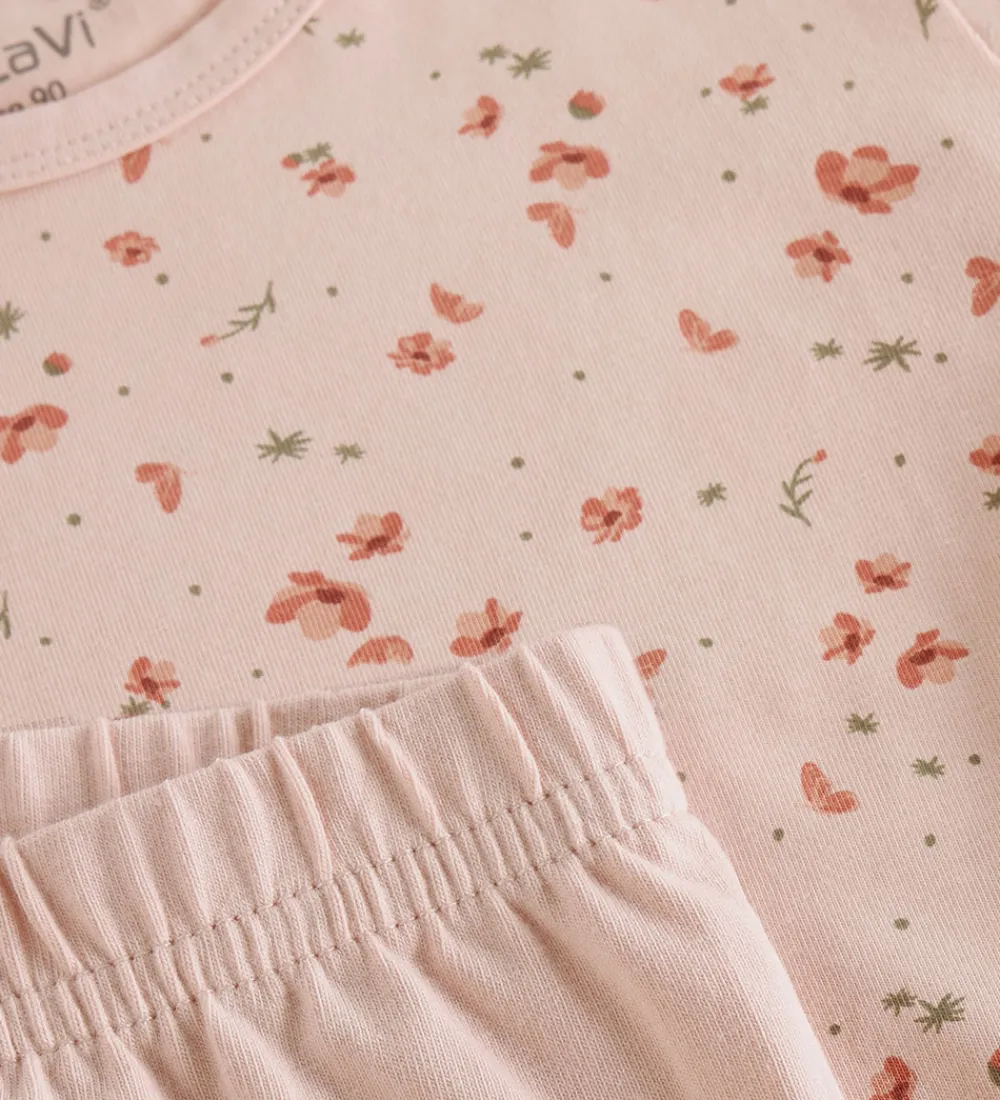 Nattøj|Basis-CeLaVi Nattøj - AOP - 2-delt - Sepia Rose