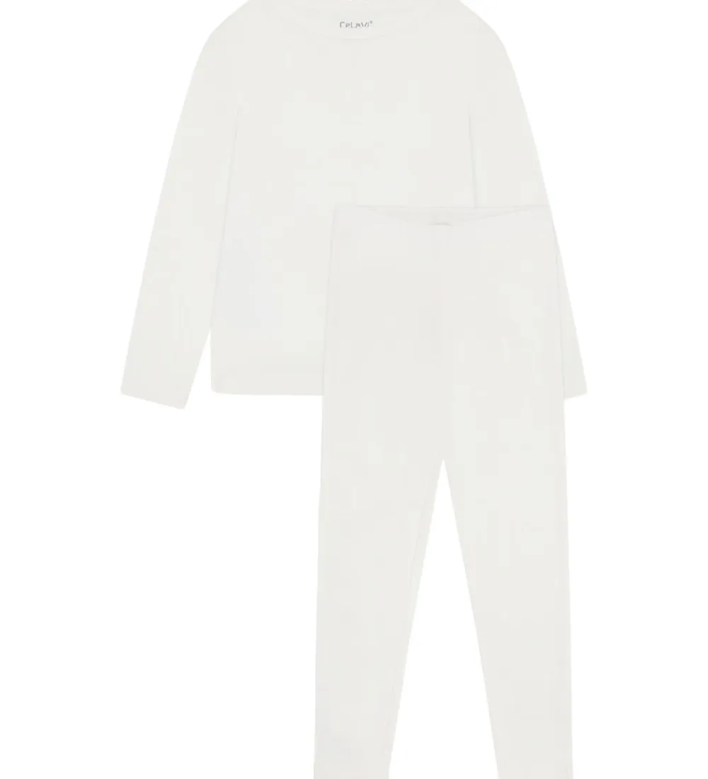 Basis-CeLaVi Nattøj - 2-delt - Marshmallow White