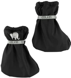 CeLaVi Overtrækssko*Overtrækssko m. Fleece - PU - Sort
