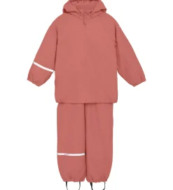 Regntøj-CeLaVi Regntøj m. Seler/Fleece - Recycle PU - Brick Dust