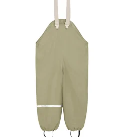 CeLaVi Regntøj*Regntøj m. Seler/Fleece - Recycle PU - White Pepper m. Pr