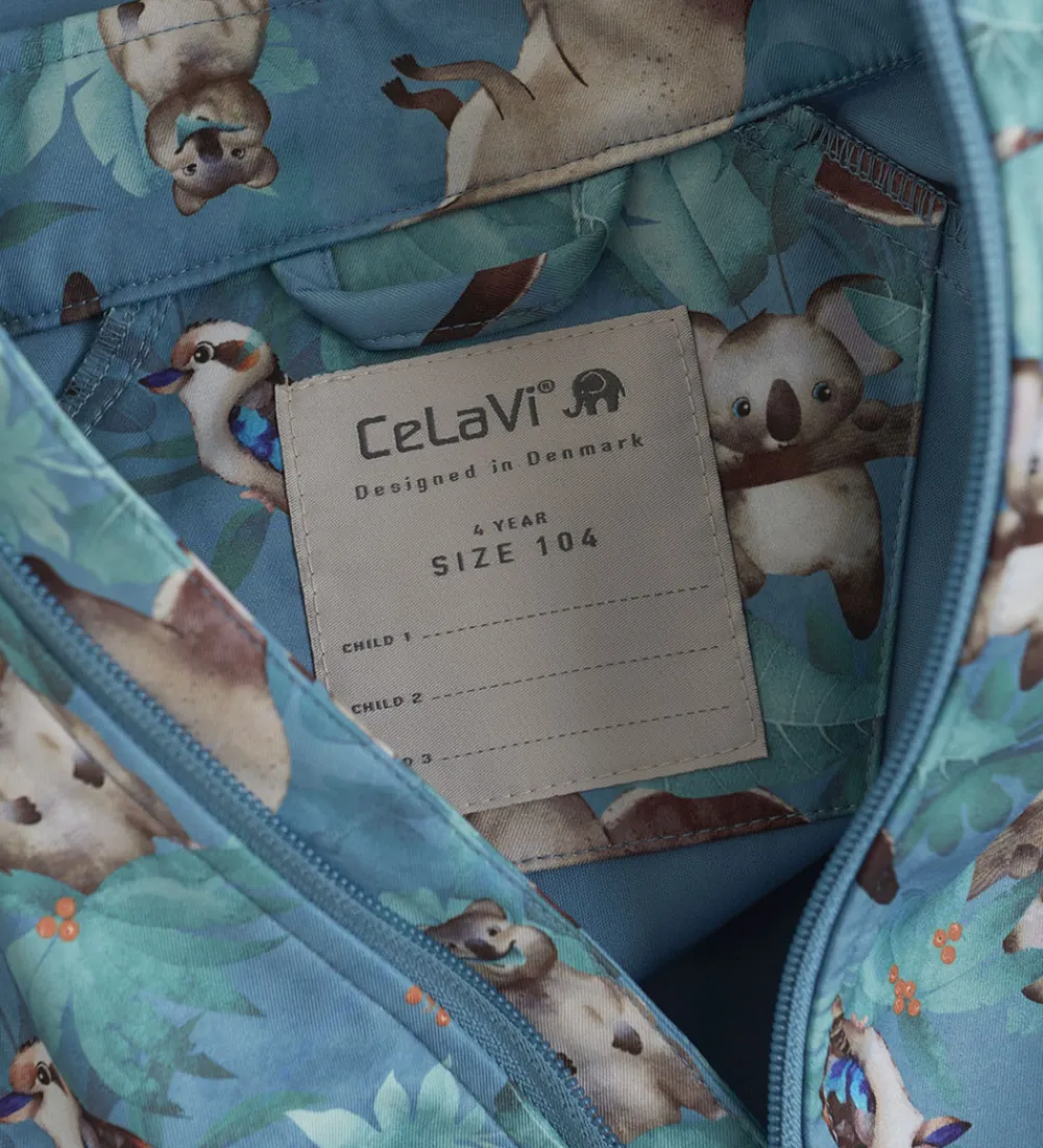Softshell-CeLaVi Softshelljakke - Blue Heaven m. Print