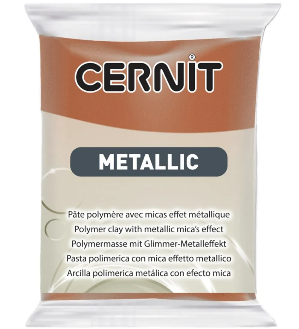Cernit Modellervoks*Polymer Ler - Metallic - Bronze