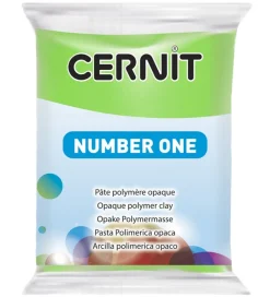 Modellervoks-Cernit Polymer Ler - Number One - Grøn