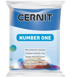 Modellervoks-Cernit Polymer Ler - Number One - Blå