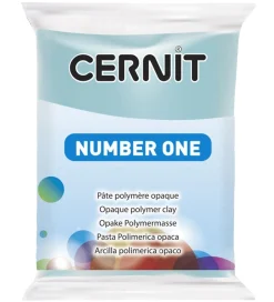 Modellervoks-Cernit Polymer Ler - Number One - lys Blå