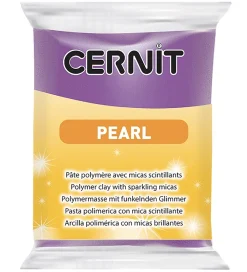 Cernit Modellervoks*Polymer Ler - Pearl - Lilla