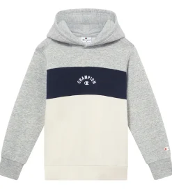 Hættetrøjer-Champion Hættetrøje - New Oxford Grey Melange