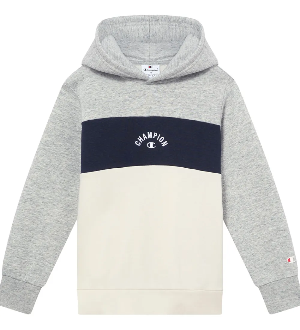 Hættetrøjer-Champion Hættetrøje - New Oxford Grey Melange