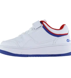 Børnesko Og Babysko|Sneakers-Champion Sko - RD18 Low B PS - Hvid/Blå/Rød