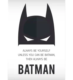 Plakater Og Billeder-Citatplakat Plakat - A3 - Always Be Batman