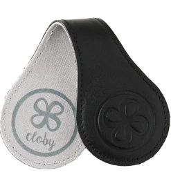 Cloby Barnevognsudstyr*Reflex Clips - 2 Stk. - Sort/Grå
