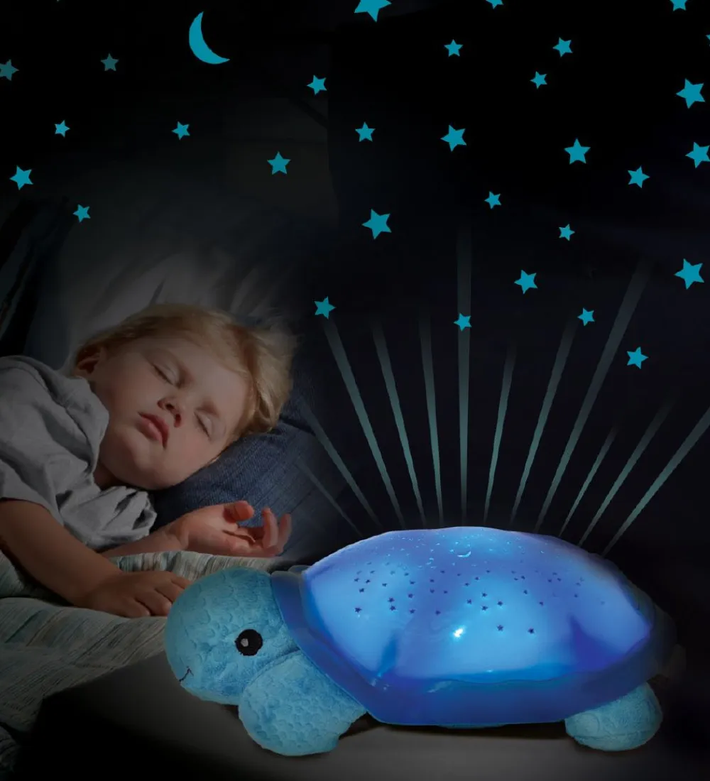Fritstående Lamper-Cloud-B Natlampe - Twilight - 30 cm - Blå Skildpadde