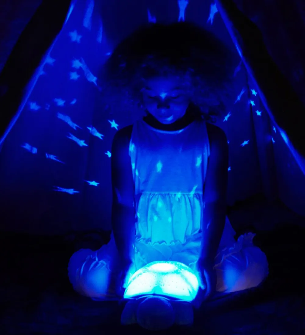 Fritstående Lamper-Cloud-B Natlampe - Twilight - 30 cm - Blå Skildpadde