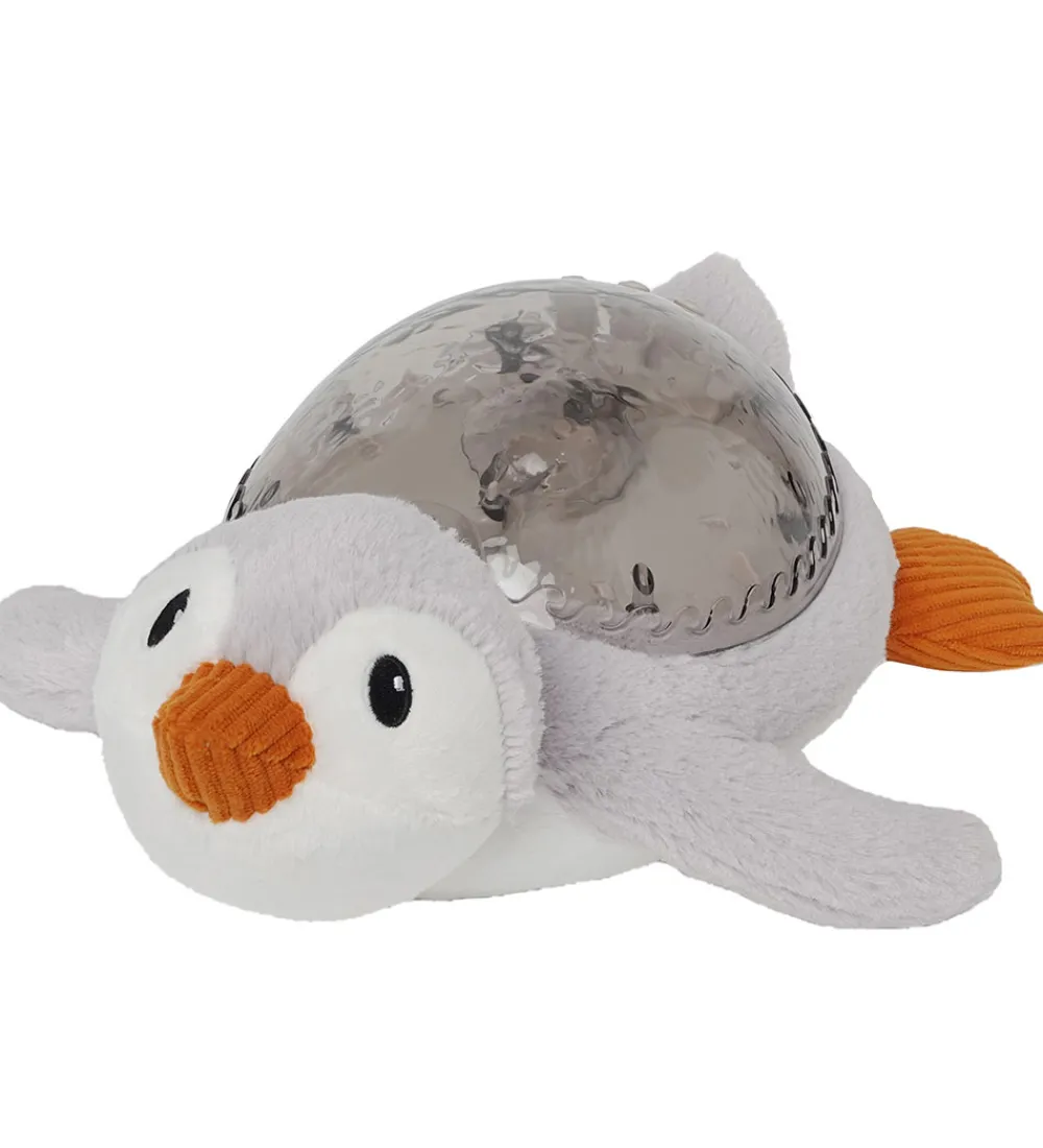 Cloud-B Natlamper|Lamper*Natlampe m. Lyd - Tranquil Penquin - 30 cm - Grå
