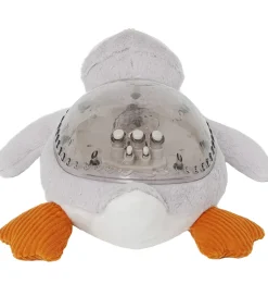 Cloud-B Natlamper|Lamper*Natlampe m. Lyd - Tranquil Penquin - 30 cm - Grå