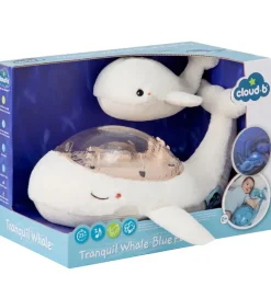 Natlamper|Lamper-Cloud-B Natlampe m. Lyd - Tranquil Whale m. Unge - 30x28x13 cm -