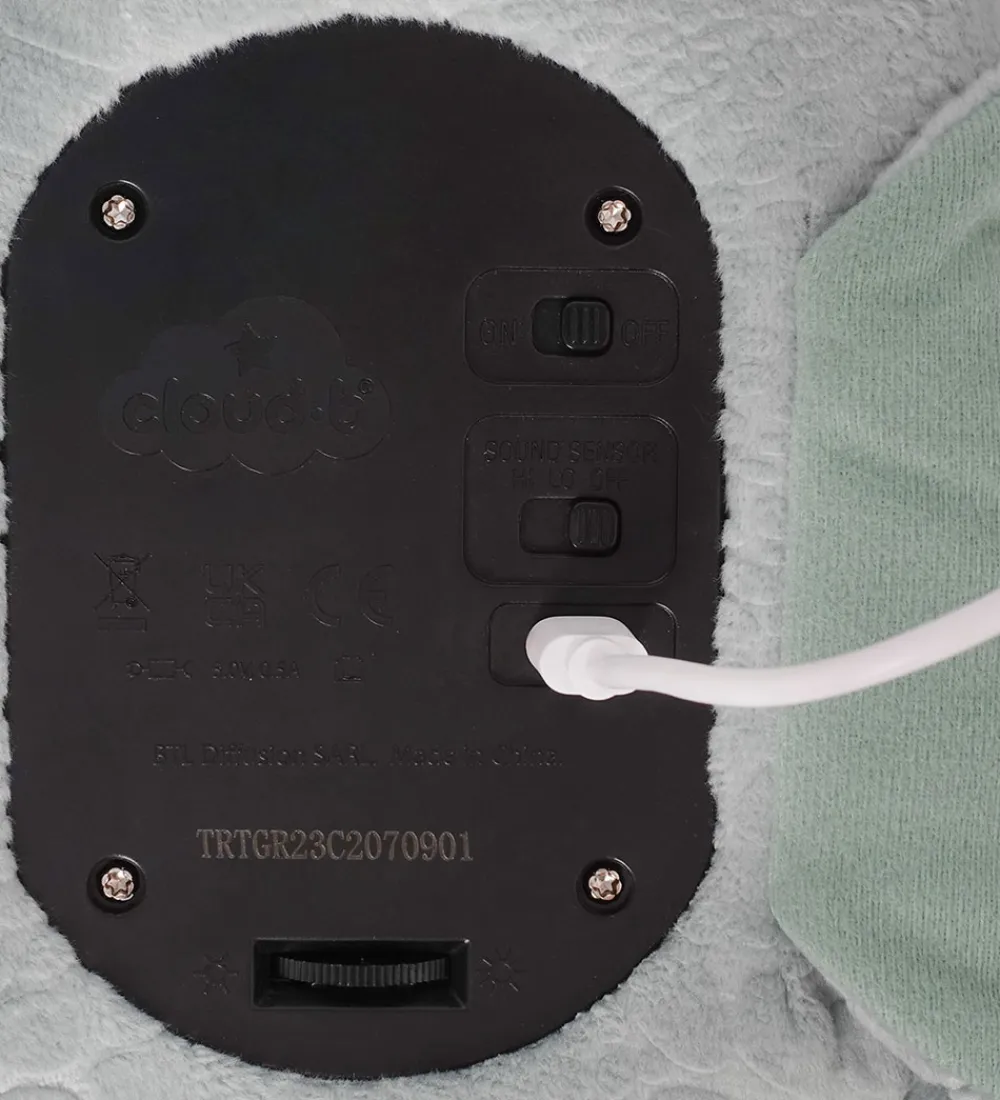 Cloud-B Natlamper|Lamper*Natlampe m. Lyd - Tranquil Turtle - Mintgrøn
