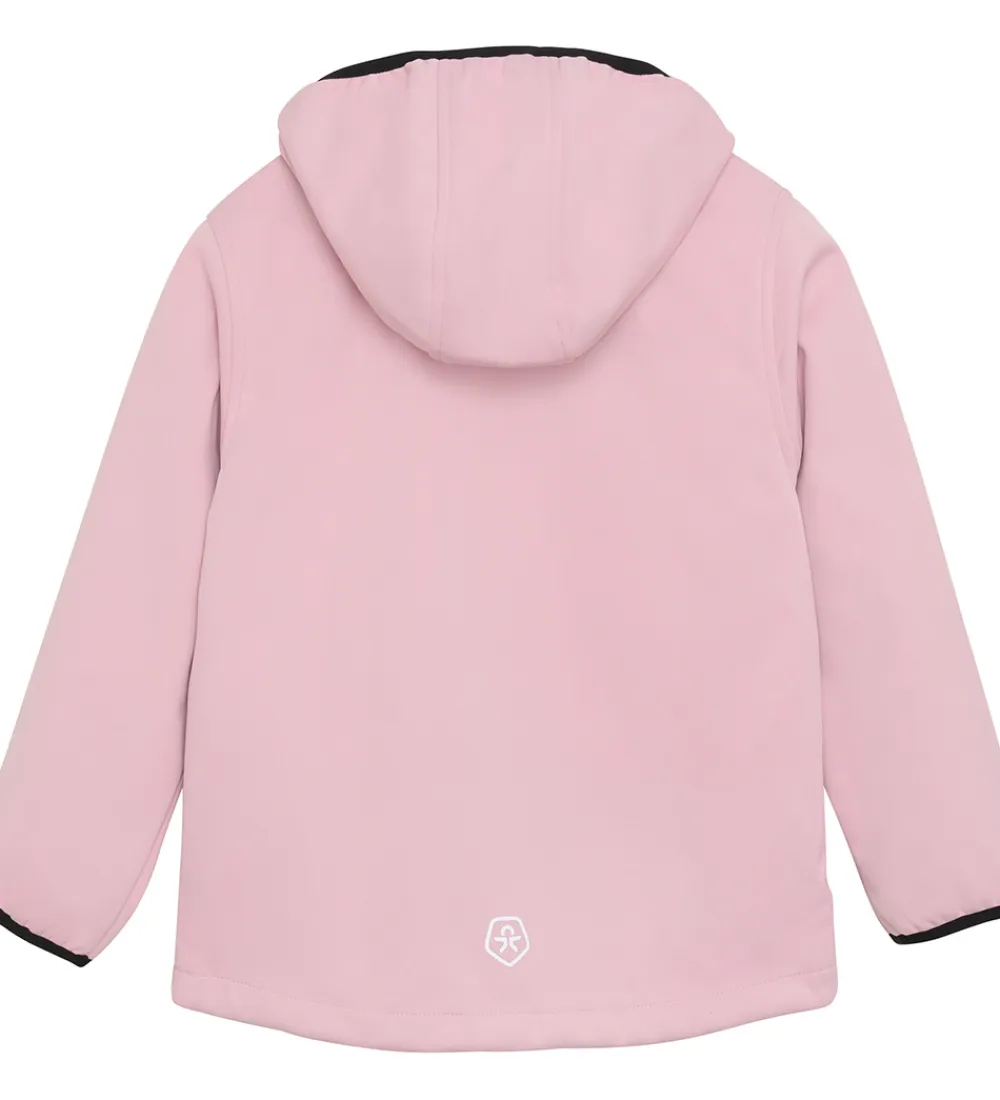 Softshell-Color Kids Coler Kids Softshelljakke m. Fleece - Bleached Mauve